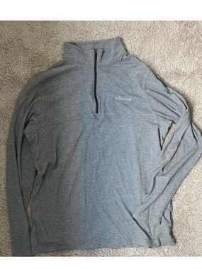 Columbia Men's Gray Quarter-Zip Pullover